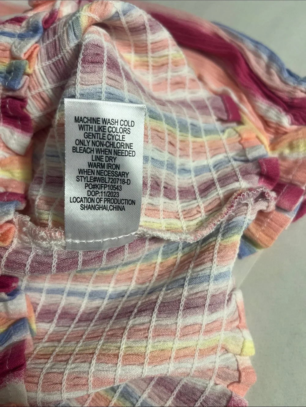 Chelsea & Violet smocked bodice